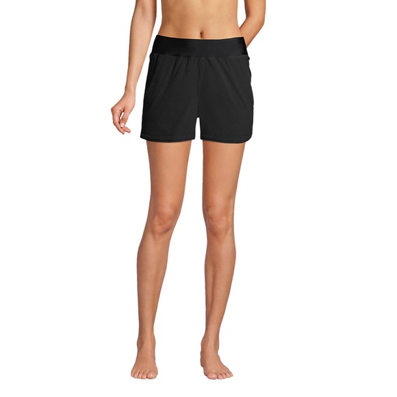 Lands End 3” swim shorts. 2 pairs in Black and Navy. Size 12. - Picture 7 of 9